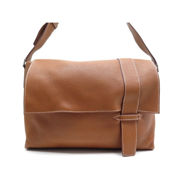 NEUF SACOCHE HERMES ALFRED CUIR TAURILLON CLEMENCE H061050CK37 BANDOULIERE 3650€