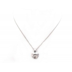 COLLIER CHOPARD HAPPY DIAMONDS ICONS 79/3460 OR BLANC & DIAMANT NECKLACE 1490€