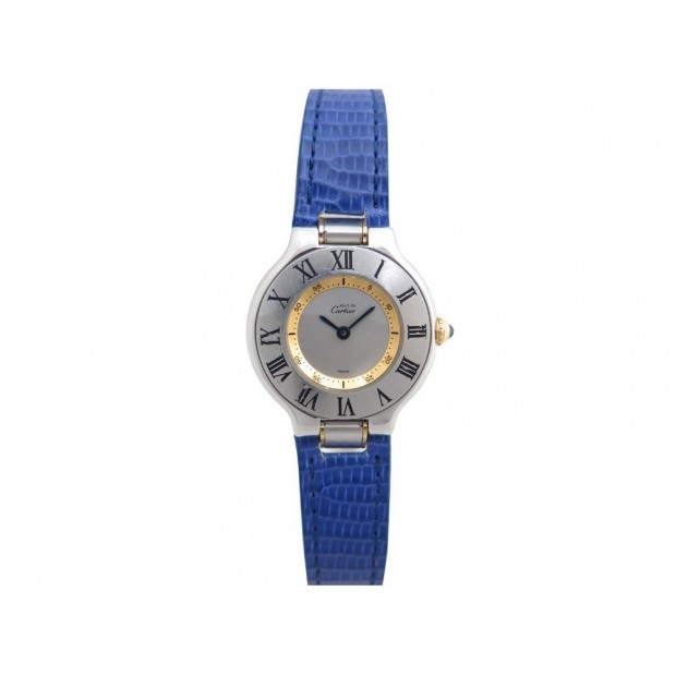 MONTRE CARTIER MUST DE CARTIER 21 1340 28 MM QUARTZ CLASSIQUE ACIER WATCH 1890€