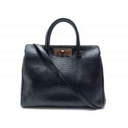 NEUF SAC A MAIN SAINT LAURENT 2WAY 355161 CUIR FACON PYTHON 