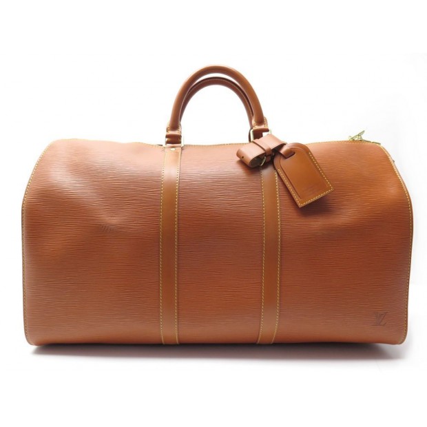 sac de voyage a main louis vuitton keepall 50 cuir epi