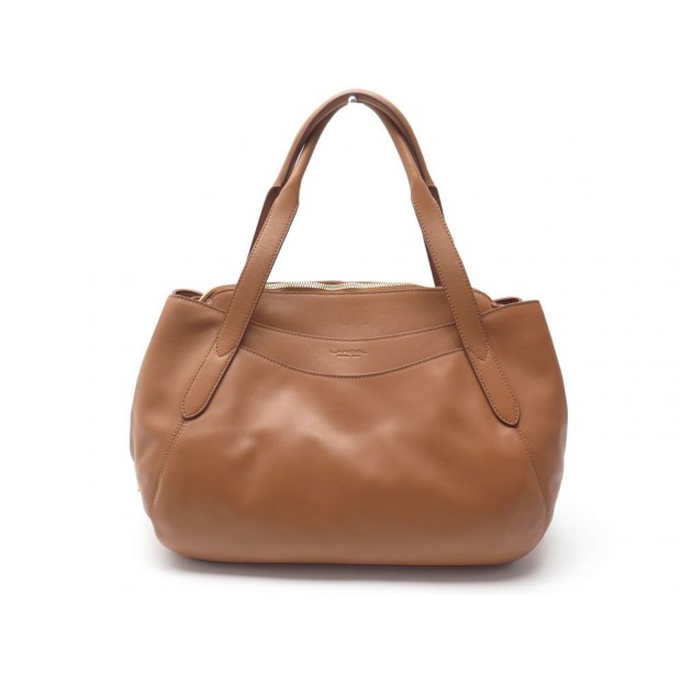 NEUF SAC A MAIN LANCEL OPERA GM A06096 EN CUIR MARRON BROWN LEATHER HANDBAG 990