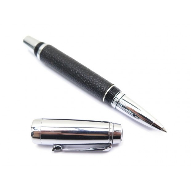 STYLO BILLE MONTBLANC BOHEME PASO DOBLE GAINE DE CUIR NOIR ROLLERBALL PEN 775€