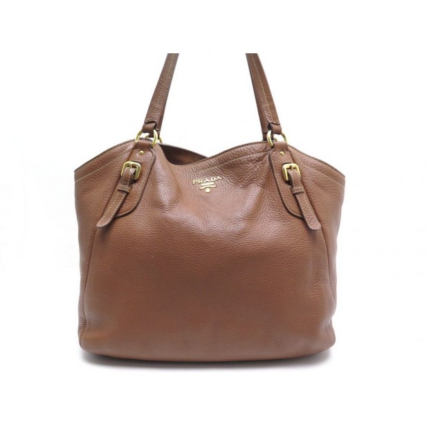  SAC PRADA CUIR MARRON 