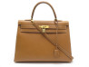 sac a main hermes kelly sellier 36 en cuir veau grain