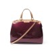 NEUF SAC A MAIN LOUIS VUITTON BREA GM M91689 CUIR MONOGRAM VERNIS AMARANTE 2730€