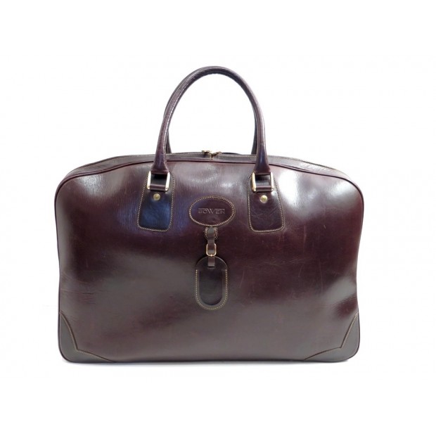 SAC DE VOYAGE A MAIN BOWEN WEEK-ENDER PADDINGTON 55 BAGAGE CUIR MARRON BAG 440€