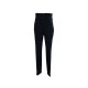 NEUF PANTALON CHANEL P38740 T 38 M EN LAINE NOIR FEMME BLACK WOOL TROUSERS 1600€