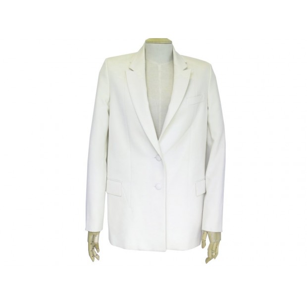 VESTE GIVENCHY 2 BOUTONS TAILLE 38 M EN LAINE ECRU FEMME WOMEN WOOL JACKET 2065€