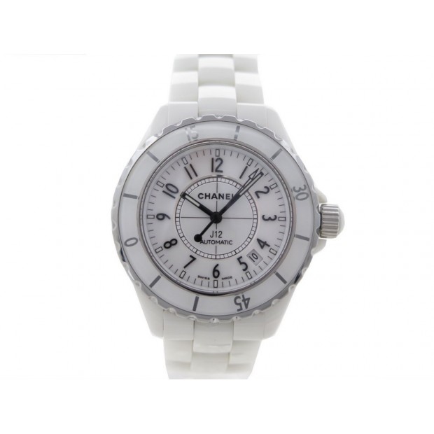 MONTRE CHANEL J12 H0970 38 MM CERAMIQUE BLANCHE AUTOMATIQUE WHITE WATCH 4950€