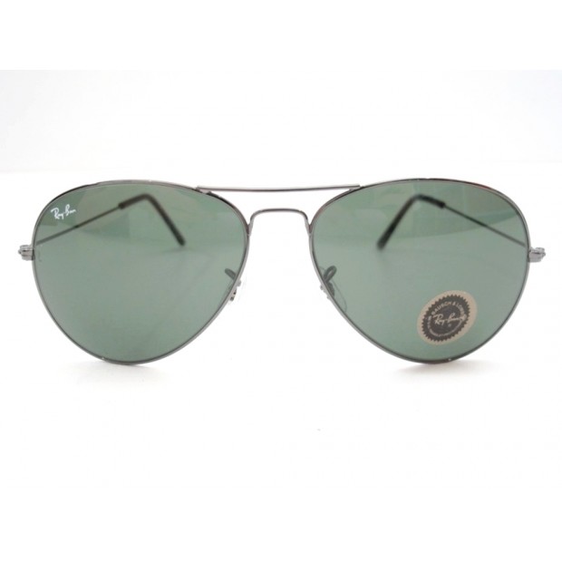 NEUF LUNETTES DE SOLEIL RAY BAN AVIATOR PILOTE 6214 BAUSCH LOMB LARGE ACIER 159€