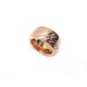 NEUF BAGUE CHOPARD CHOPARDISSIMO 826580 T53 EN OR ROSE + ECRIN GOLD RING 2180€