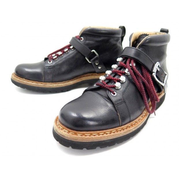 CHAUSSURES HESCHUNG RICHMOND 6.5 41.5 CUIR NOIR 