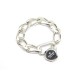 NEUF BRACELET GUCCI BULLONE ARGENT 925 