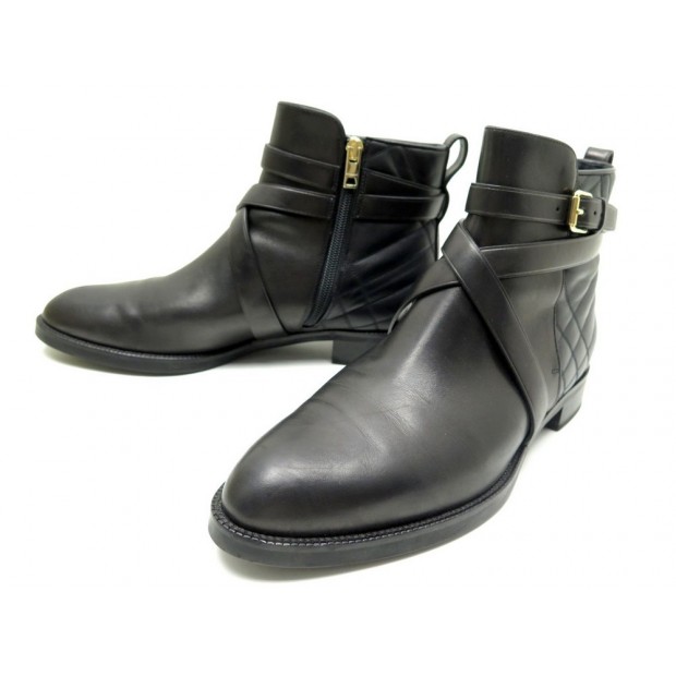 CHAUSSURES BURBERRY HOUSECHECK VAUGHAN 4060397 BOTTINES 7 40 ANKLE BOOTS 650€