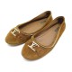 CHAUSSURES LOUIS VUITTON OXFORD BALLERINES 40 DAIM CAMEL BROWN FLAT SHOES 450€