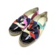 CHAUSSURES CHANEL LOGO CC G29762 ESPADRILLES 41 EN TOILE MULTICOLORE SHOES 690€