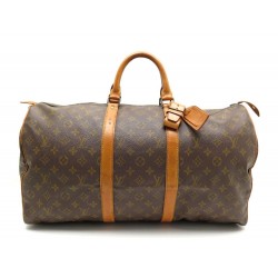 SAC LOUIS VUITTON KEEPALL 50 TOILE MONOGRAM 