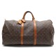 SAC LOUIS VUITTON KEEPALL 60 TOILE MARRON MONOGRAM 