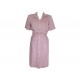 ROBE SAINT LAURENT A BOUTONS TAILLE 40 M EN SOIE ROSE PINK SILK DRESS 1900€