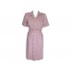 ROBE SAINT LAURENT A BOUTONS TAILLE 40 M EN SOIE ROSE PINK SILK DRESS 1900€