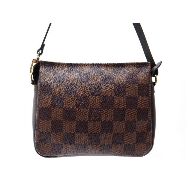 LOUIS VUITTON Damier Ebene Trousse makeup Pouch N51982 LV Auth B288  ref.999056 - Joli Closet