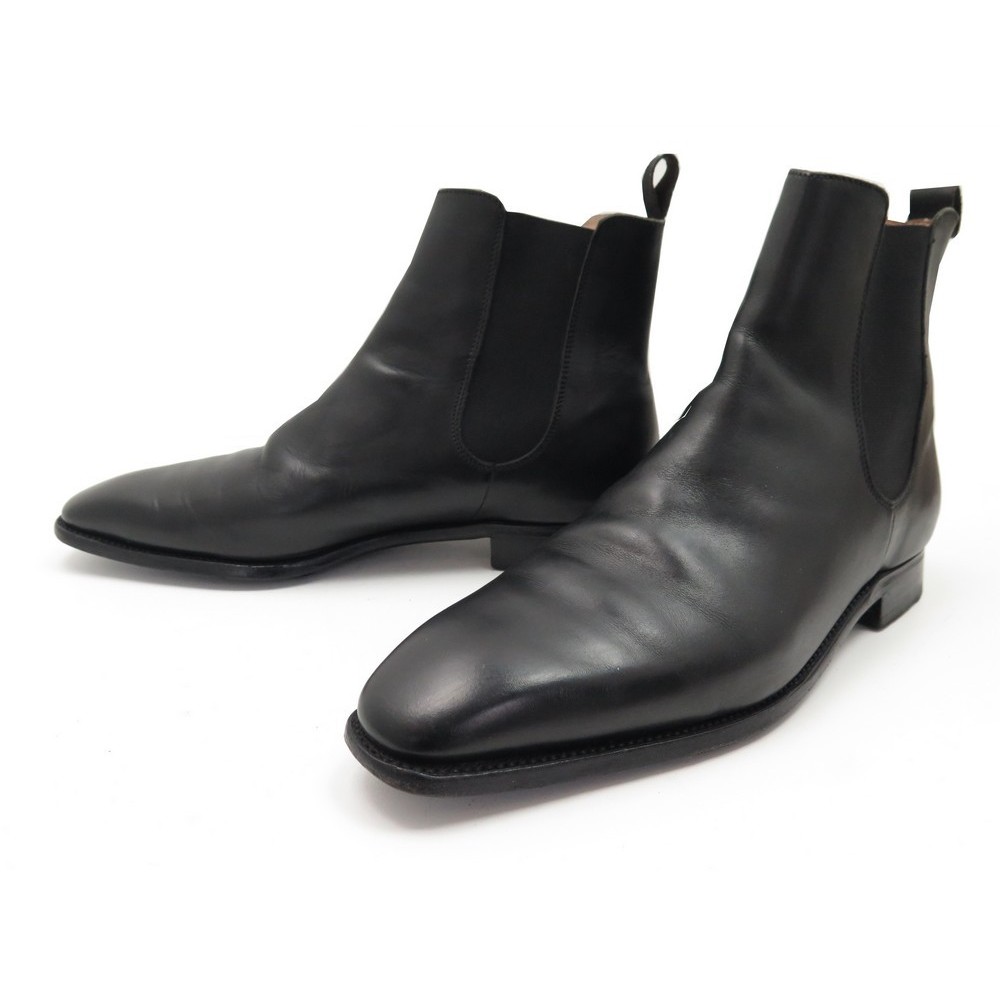 chaussures bowen bottines 9.5 43.5 en cuir noir black