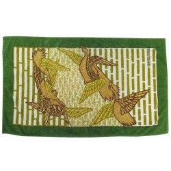 Serviette De Plage Louis Vuitton Cup Coton Bleu Marron
