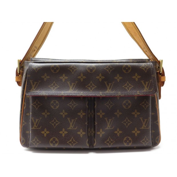 LOUIS VUITTON Viva Cite GM Monogram Canvas Shoulder Bag Brown