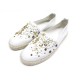 NEUF CHAUSSURES LOUIS VUITTON TROPICAL BLOOM 40 ESPADRILLES EN CUIR + BOITE 740€