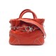 NEUF SAC A MAIN SONIA RYKIEL MARTHA EN CUIR ORANGE 34CM BANDOULIERE HANDBAG 890