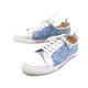 NEUF CHAUSSURES LOUIS VUITTON PUNCHY SNEAKERS 39 BASKETS CUIR DENIM + BOITE 450€