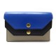 NEUF PORTE CARTES MULBERRY EN CUIR BLEU + BOITE BLUE LEATHER CARDS HOLDER 295€