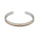 NEUF BRACELET BULGARI B ZERO-1 EN ACIER & OR JAUNE 18K STEEL GOLD BVLGARI 1455€