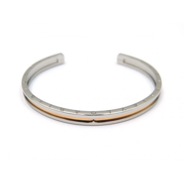 bracelet bulgari b zero 1 en acier or 