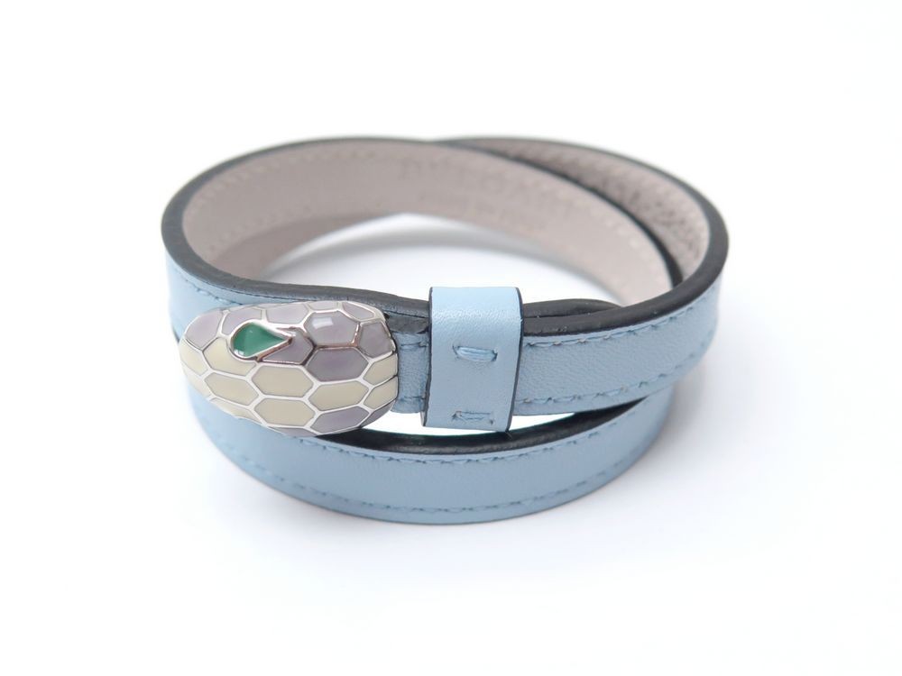 bracelet bulgari cuir