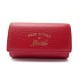 NEUF PORTE CLE GUCCI SWING 354499 EN CUIR ROUGE + BOITE LEATHER KEYS HOLDER 160€