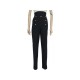 NEUF PANTALON CHANEL TAILLE HAUTE 36 S EN LAINE NOIR BLACK WOOL TROUSERS 1600€