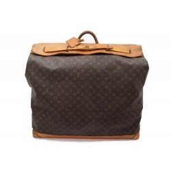 VINTAGE SAC A MAIN DE VOYAGE LOUIS VUITTON STEAMER 65 MONOGRAM TRAVEL HAND BAG