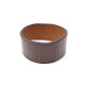 NEUF BRACELET HERMES 65 MM EN CUIR CROCODILE NILOTICUS MARRON CACAO LEATHER 390€