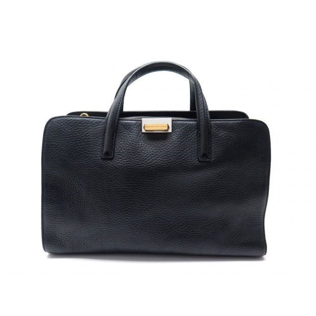 NEUF SAC A MAIN MARC BY MARC JACOBS M0003765 CUIR GRAINE NOIR BLACK HANDBAG 300