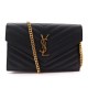 NEUF SAC A MAIN SAINT LAURENT 393953 CUIR GRAINE 