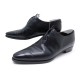 CHAUSSURES BERLUTI RICHELIEU PIERCING GALET 8 42 EN CUIR NOIR OXFORD SHOES 1580