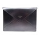 NEUF POCHETTE LOUIS VUITTON ENVELOPPE INVITATION DEFILE PM CUIR GRIS GREY CLUTCH