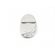 NEUF BAGUE HERMES CHAINE D ANCRE INITIALE TGM ARGENT T54 