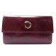 PORTEFEUILLE CARTIER PANTHERE PORTE MONNAIE EN CUIR BORDEAUX LEATHER WALLET 600€