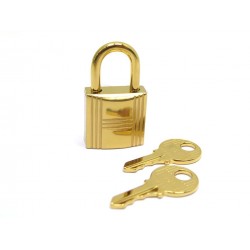 NEUF CADENAS HERMES METAL DORE 