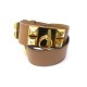 CEINTURE HERMES MEDOR COLLIER DE CHIEN T 65 CUIR COURCHEVEL GOLD DORE BELT 1780€