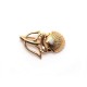 VINTAGE BROCHE CARTIER COQUILLE SAINT JACQUES OR JAUNE DIAMANT SHELL BROOCH 885€