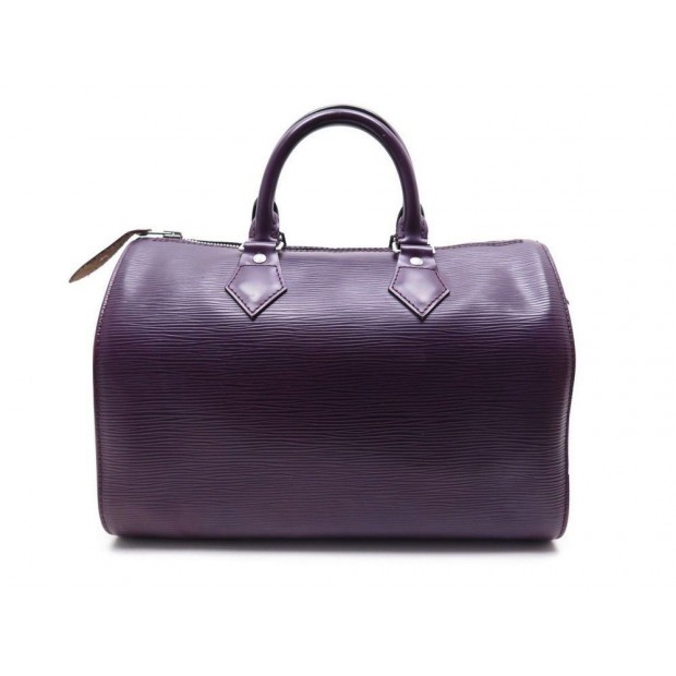 sac a main louis vuitton speedy en cuir epi violet